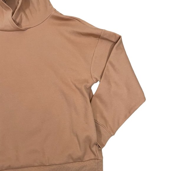 Fabletics NEW Without Tag Womens Eco Go-To Pocket Hoodie in Tan Size L - Picture 7 of 11